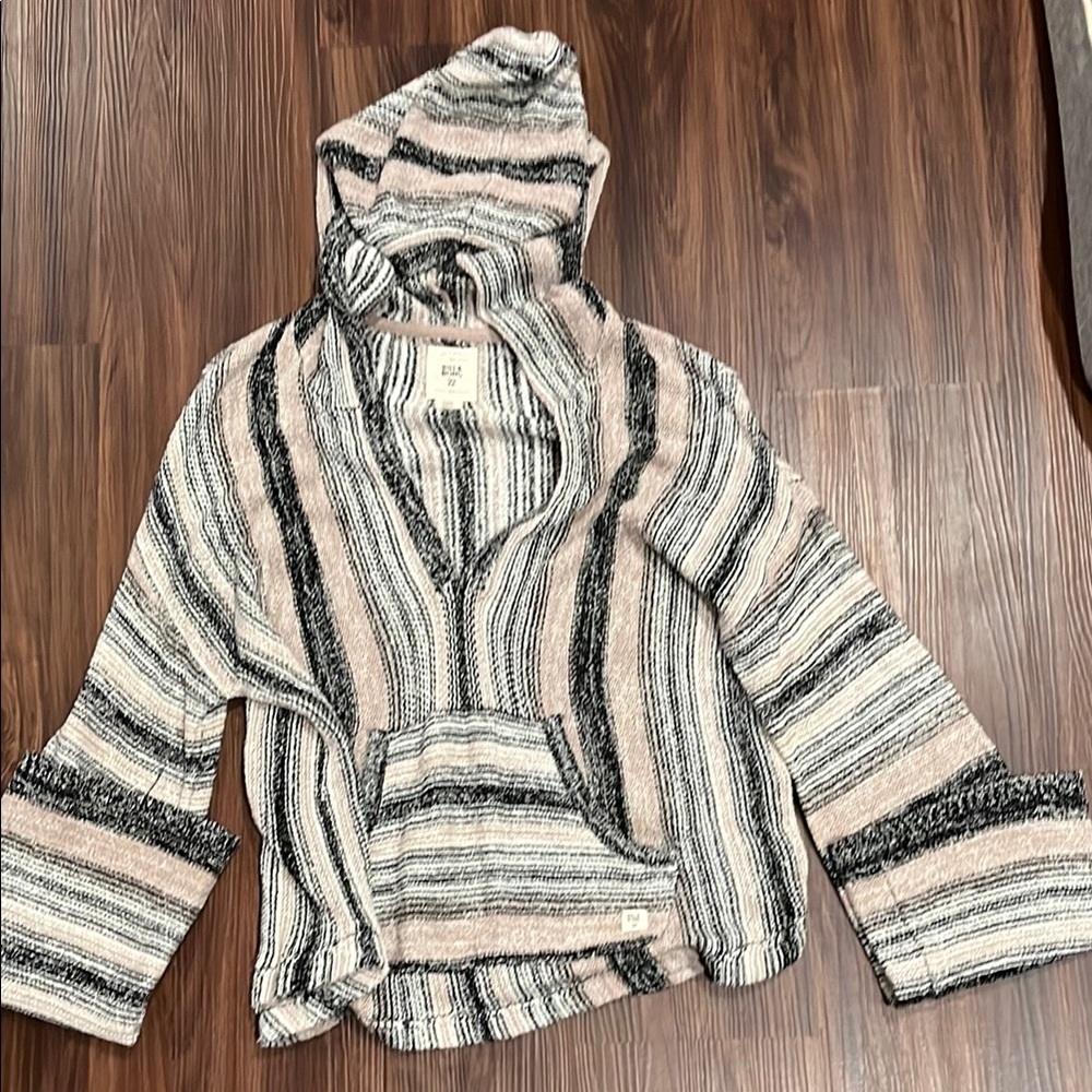 Billabong Striped Hooded Sweater